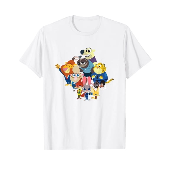 Zootopia Group Shot Portrait T-Shirt