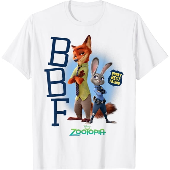 Zootopia Judy And Nick Bff Partners In Crime T-Shirt