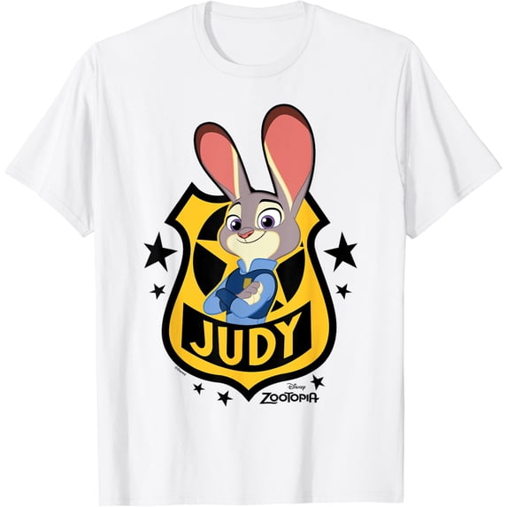 Zootopia Judy Badge ZPD Officer Hopps Costume T-Shirt