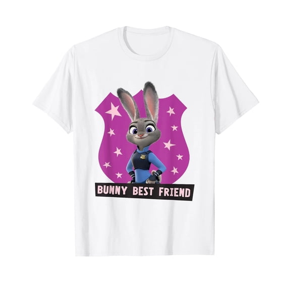 Zootopia Judy Hopps Bunny Beth Friend Badge T-Shirt