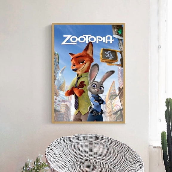Zootopia Movie Poster HD Wall Art Decor 12x18 UNFRAMED