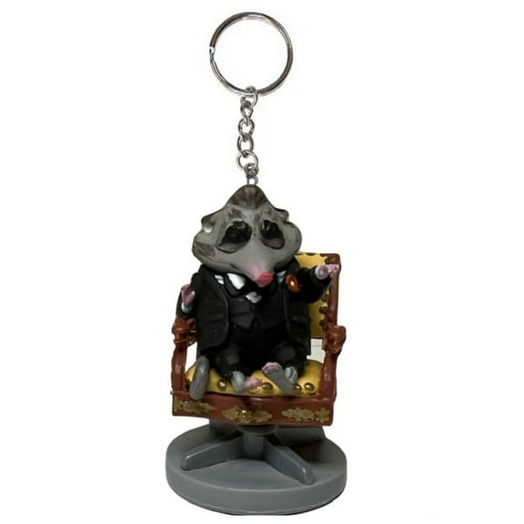 Zootopia Mr Big Key Ring Keychain Pvc Figure Ornament Figurine Charm Disney New