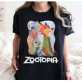thumbnail image 1 of Zootopia Protect The Herd Judy Hopps Nick Wilde Priscilla T-shirt, 1 of 4
