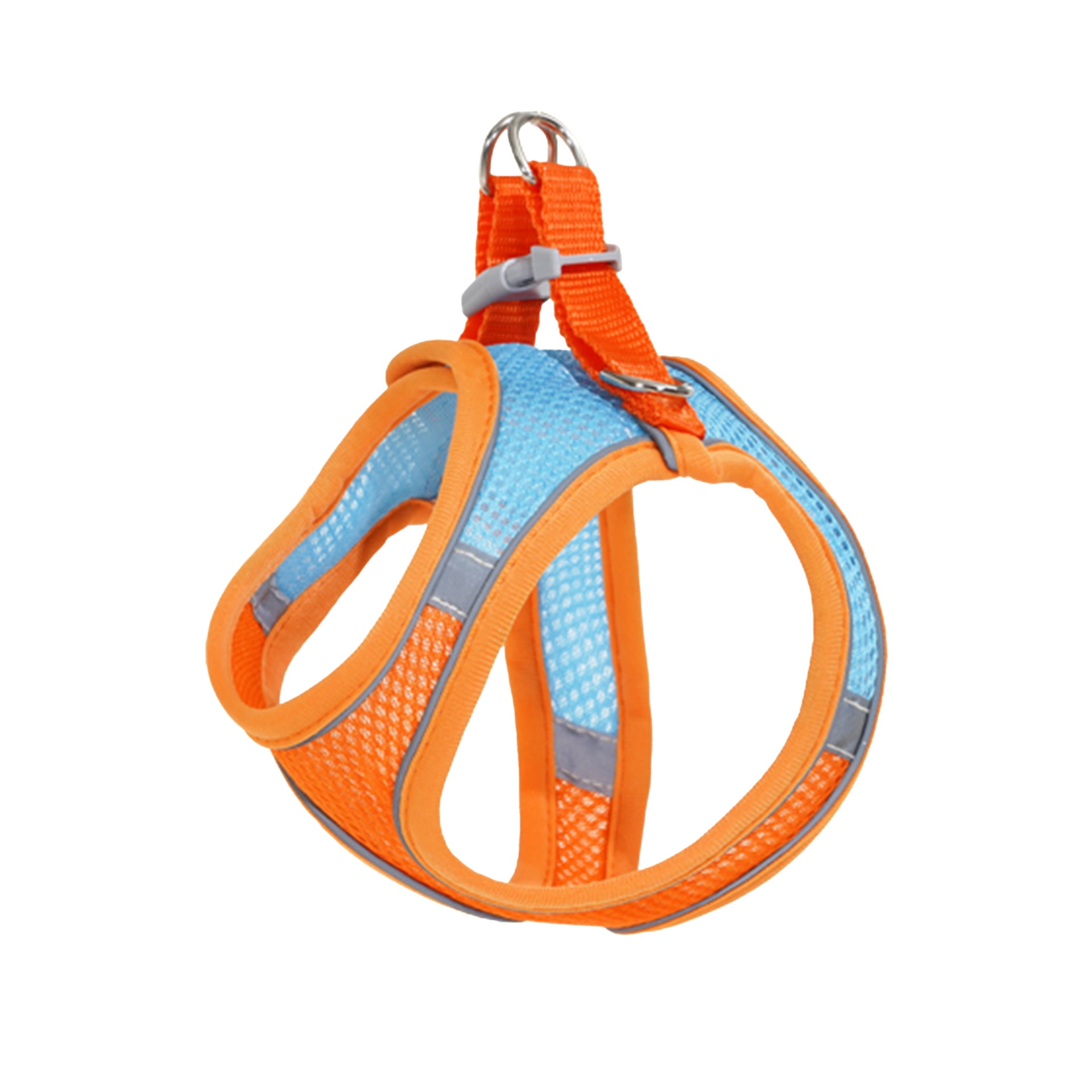 Zoowhale 2pcs Adjustable Pet Harness & Leash Set, Breathable Mesh Cat Harness with Leash, Pet Supplies for Outdoor Walking, Universal Harness, Safety Harness Straps (Pink, M)