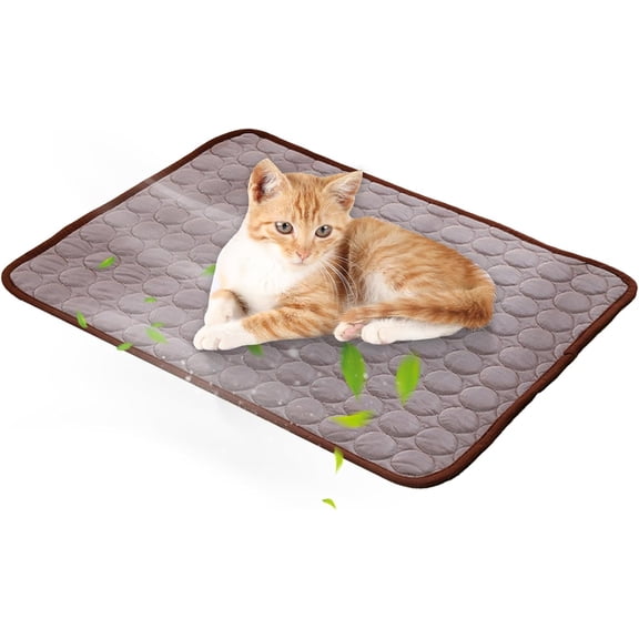 Zoowhale Dog Cooling Pad | Pet Summer Cooling Pad - Summer Ice Pads for Crate, Kennel, Bed, Sofa, Sleeping Mat, Crate, Pet Supplies for Dogs and Cats