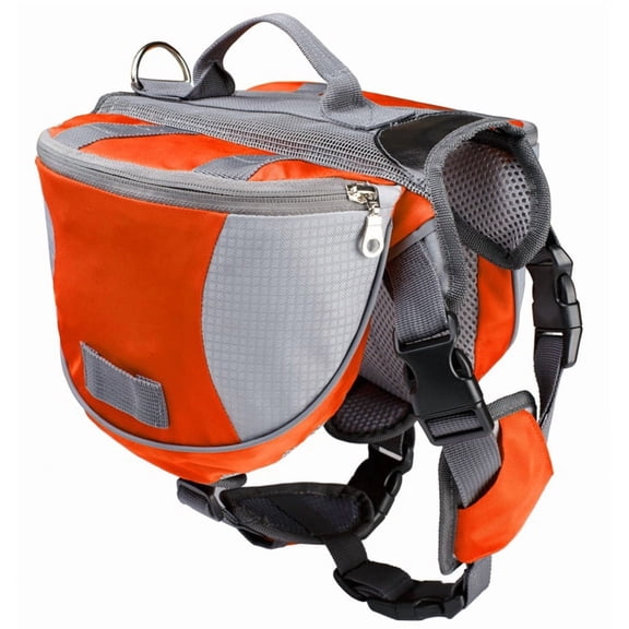 Zoowhale Dog Harness – Adjustable Saddle Bag with Pockets, Portable Pet Supplies with Handle, Secure Fit for Travel & Shopping, Enhances Mobility & Storage, Outdoor Gear, Harness for Car, Camping
