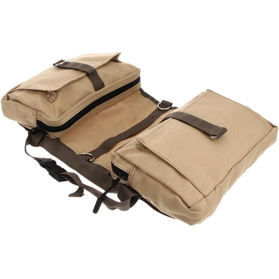 Zoowhale Multi-use Dog Travel Backpack Saddle Bag Features for Hiking Camping Pet Supplies