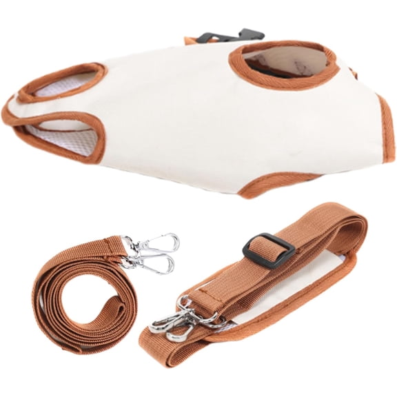 Zoowhale Pet Sling Lift Harness - Full Body Dog Carrier Vest, Adjustable Support for Small Puppy Kitten Cat, Travel Gear for Walking Beach Camping Cycling, Outdoor Road Trip Pet Supplies