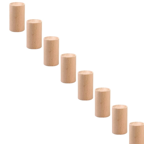 Zoowood 8 Piece Car Essential Oil Diffuser Solid Wood Aromatherapy Home Diffusers for Bathroom Beige