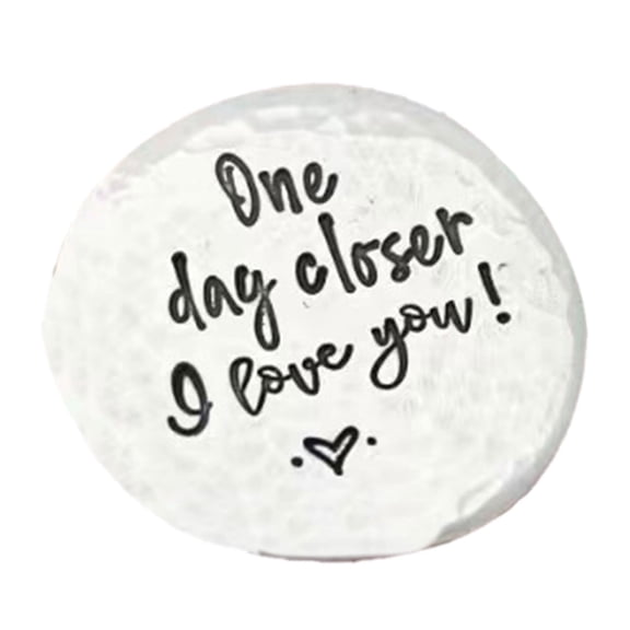 Zoowood Heartfelt Pocket Token Personalized Hand Stamped Metal Coin Inspirational Gift for Valentines Day Birthday Graduation New Year