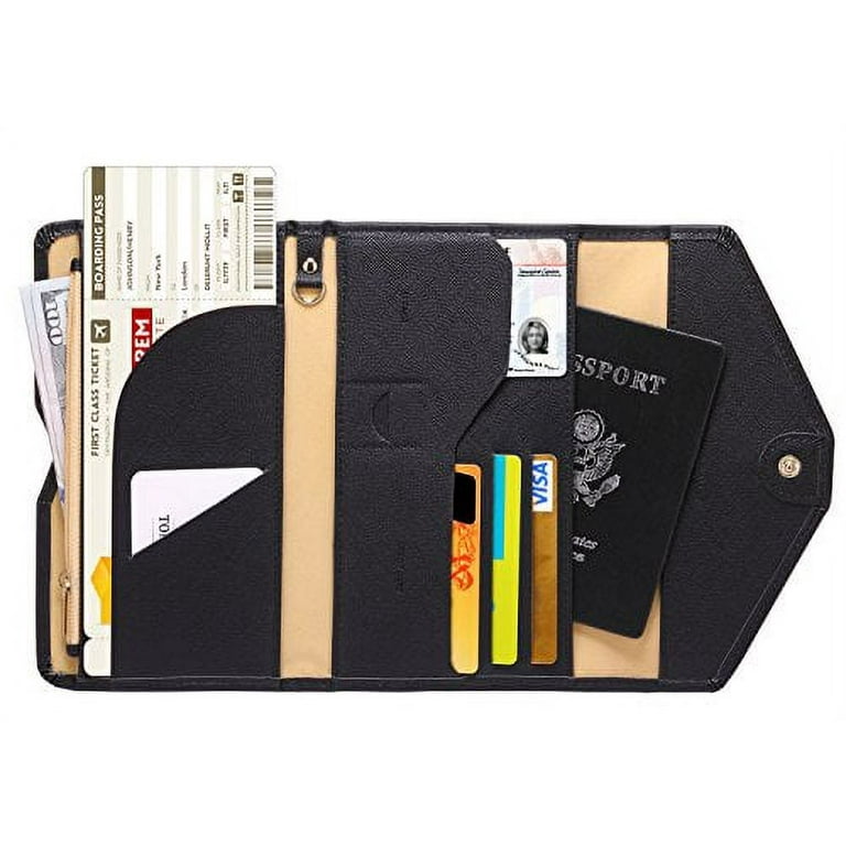 Zoppen Mulit-purpose Rfid Blocking Travel Passport Wallet (Ver.4