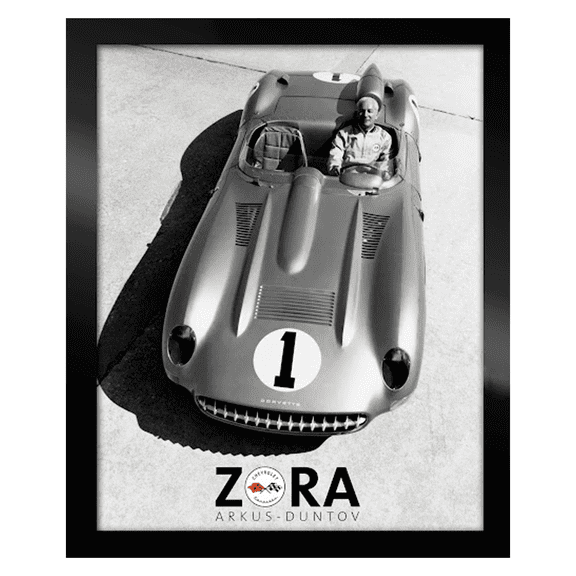 Zora "Father of the Corvette" in C1 Corvette Race Car