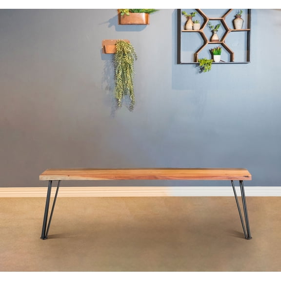 Zora Natural Acacia Dining Bench
