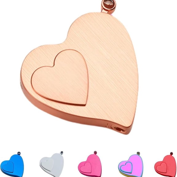Zorara Rainbow Edition Heart-Shaped Electronic Lighter Jet Flame Torch USB Rechargeable Windproof Dual-Function Refillable with Butane Portable & Durable Gift
