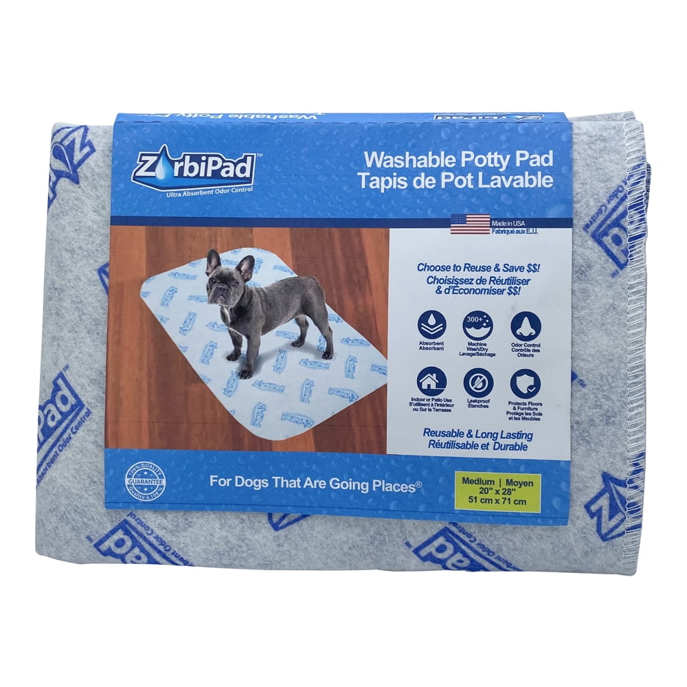 ZorbiPad Washable & Reusable Pet Potty Pad, Medium 20 x28 inches
