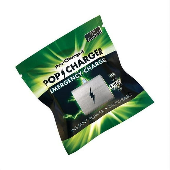 Zorbitz Pop Charger Disposable Emergency Cell Phone Charger - Pack of 24