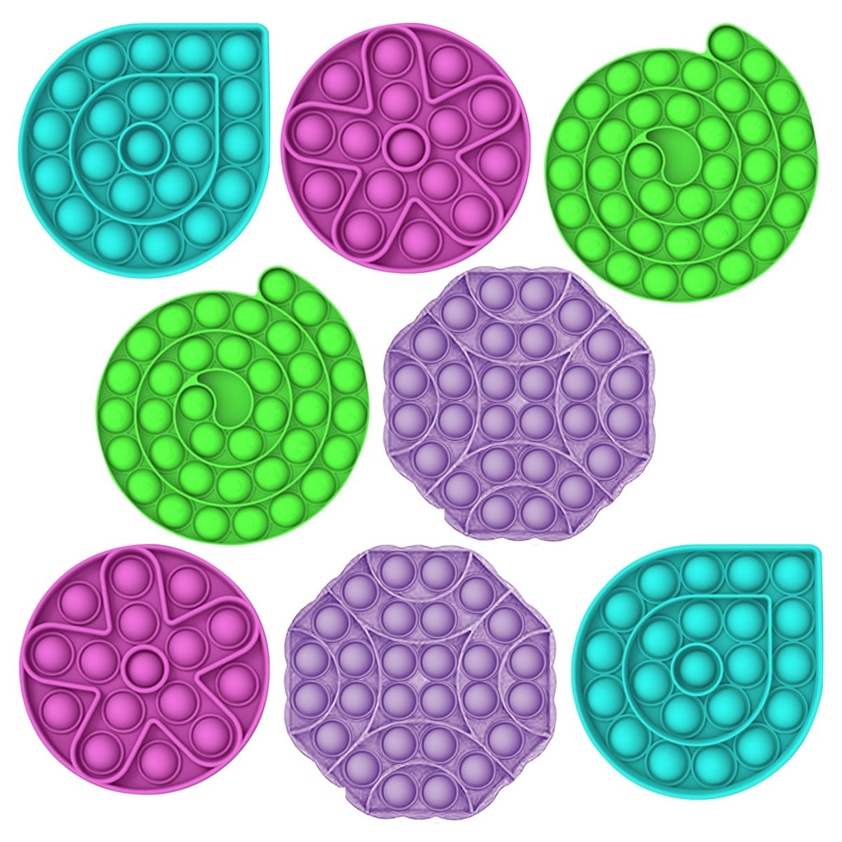 Kaplan Early Learning Sensory Fidget Poppers - Set of 8