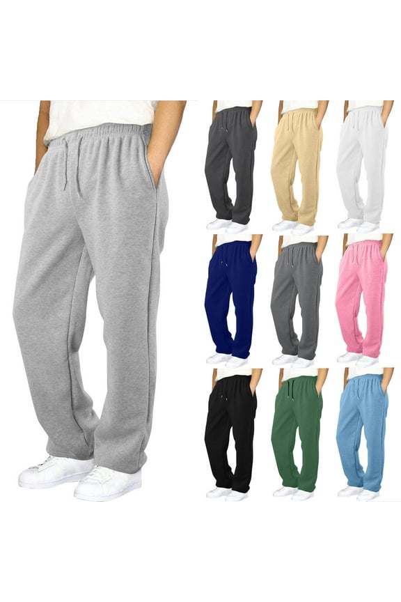 Boys Athletic Pants Teen Sweatpants Boys Sweatpants Fleece Athletic Pants Boys Joggers with Pockets Kids Youth Workout Sweat Pants