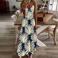 thumbnail image 1 of Zorckvet Floral Dresses for Women Trendy Sundresses Flowy Sleeveless Plus Size V Neck Womens Dress, 1 of 5
