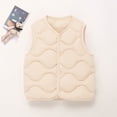thumbnail image 1 of Zorckvet Girls' Windproof V-Neck Outerwear Vests for Little Kids with Snap Buttons, 1 of 9