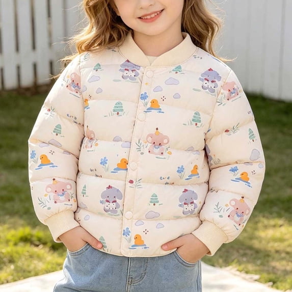 Zorckvet Kids Outerwear Jackets for Everyday Use - Windproof, Puffer Design