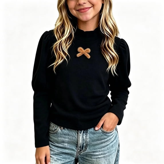 Zorckvet Girls Sweaters for Everyday Use - Soft, Pullover Design
