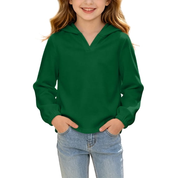 Zorckvet Girls Sweatshirts for Casual Wear - Fleece, Hooded Design