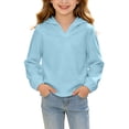thumbnail image 1 of Zorckvet Girls Sweatshirts for Casual Wear - Fleece, Hooded Design, 1 of 8