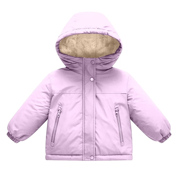 Zorckvet Kids Outerwear Coats for Everyday Use - Fleece, Hooded Design