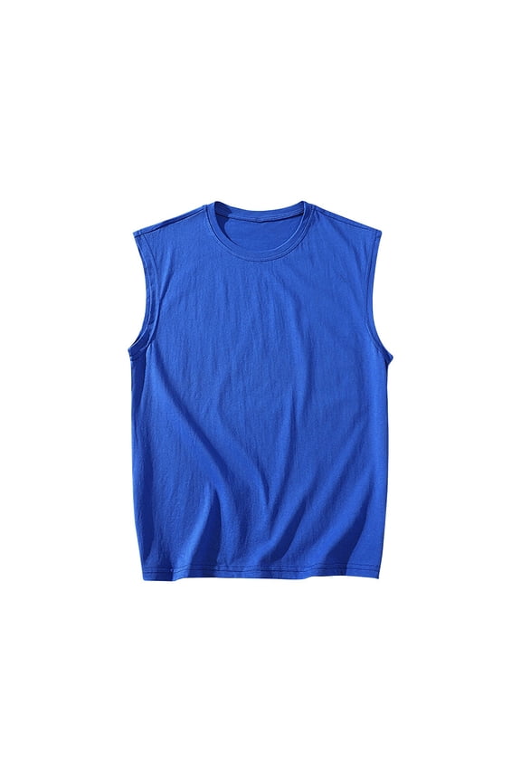 Mens Tank Tops Sleeveless Sleeveless Big and Tall Undershirt Soft Cotton Shirts for Men