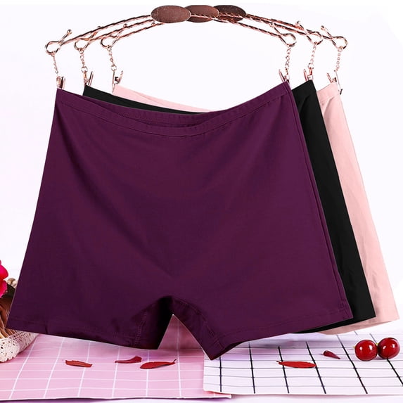 Zorckvet Plus Size Panties for Women Cotton High Waist Pack Comfort Womens Underwear