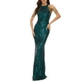 thumbnail image 1 of Zorckvet Summer Dresses for Women Evening Sequins A Line Sleeveless Fashion Womens Dress, 1 of 2