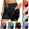 thumbnail image 1 of Zorckvet Womens Athletic Shorts High Waisted Running Shorts Gym Workout Shorts with Pockets, 1 of 10
