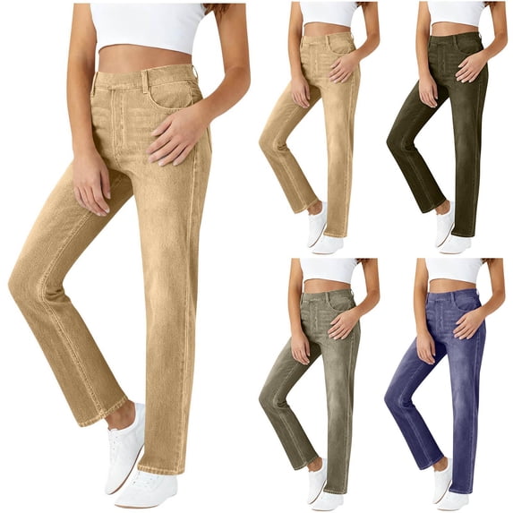 Zorckvet Womens Leggings Tummy Control Athletic with Pockets Workout Stretch Ladies Leggings