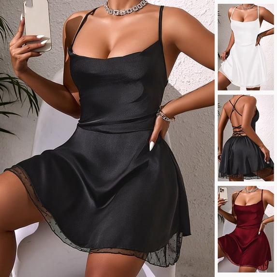 Zorckvet Womens Nightgowns Lace Pullover Short Sleeve Soft Night Shirts Cotton Sleepshirts for Women