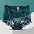 thumbnail image 1 of Zorckvet Womens Panties High Waist Underwear Lace Plus Size Comfortable Tummy Control Briefs for Women, 1 of 3