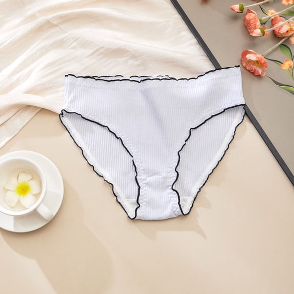 Zorckvet Womens Panties Plus Size Breathable Briefs Cotton Underwear for Ladies Full Coverage