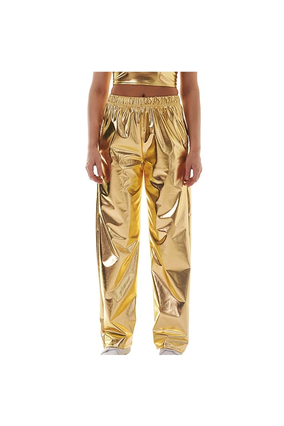 Womens Pants Party High Waist Stretchy Jogger Pants Club Wear Streetwear Fashion