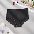 thumbnail image 1 of Zorckvet Womens Plus Size Panties High Waist Briefs Seamless Lace Underwear for Ladies, 1 of 4