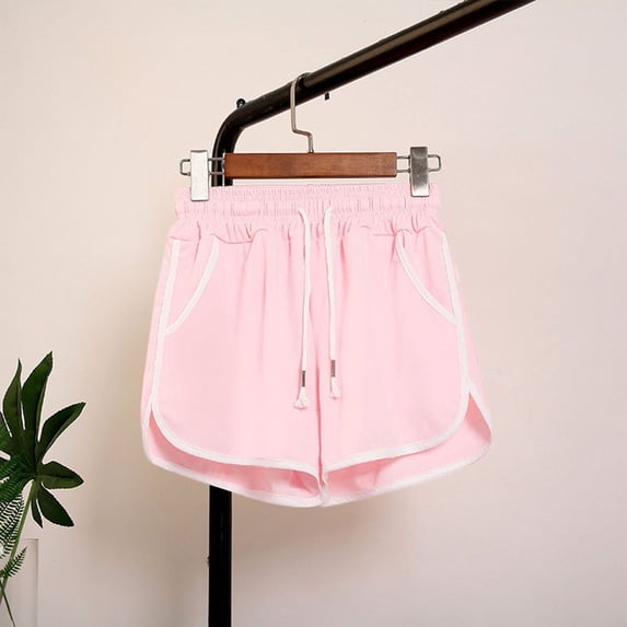 Zorckvet Womens Shorts Plus Size Beach Summer Wide Leg with Pockets Comfort Elastic Waist Shorts for Women