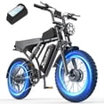 thumbnail image 1 of ZorixBike Electric Bike for Adults, Dual 750W Motors Ebike, 20"Fat Tire E-Mountain Bike,48V 20AH Battery 80 Miles, Full Suspension, 1 of 9