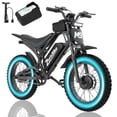 thumbnail image 1 of ZorixBike Electric Bike for Adults,Dual Motor Peak 3000W Ebike,20" Fat Tire E Mountain Bike,48V 20Ah Battery 80 Miles, UL 2849 Electric Bike, 1 of 9