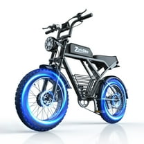 Z6 Pro 3000W Electric Bike for Adults 48V 20A, Dual Motor 20" Fat Tire Mountain Ebike All Terrain, Full Suspension