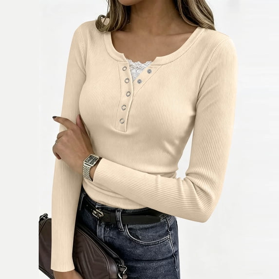 Zormilly Long Sleeve Shirts for Women Ribbed Knit Crew Neck Slim Fitted Fall Outfits 2026 Fashion Ruched Basic Tees, S-2XL