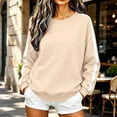 thumbnail image 1 of Zormilly Oversized Sweatshirt for Women Long Sleeve Crew Neck Sweatshirt Striped Casual Pullover Fall Outfit, S-3XL, 1 of 8