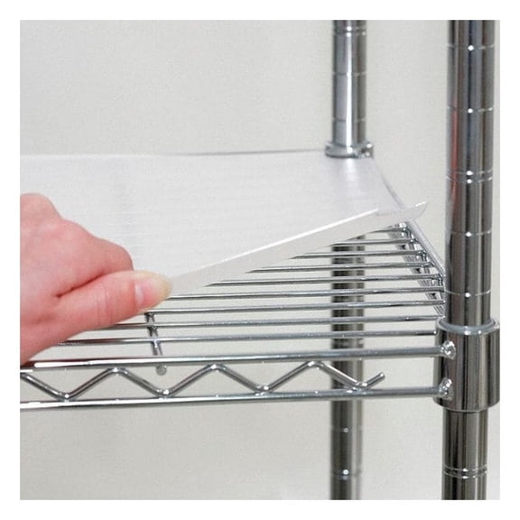 Zoro Select 5GRF6 Shelf Liner, 48 x 18 in., Clear, PK4