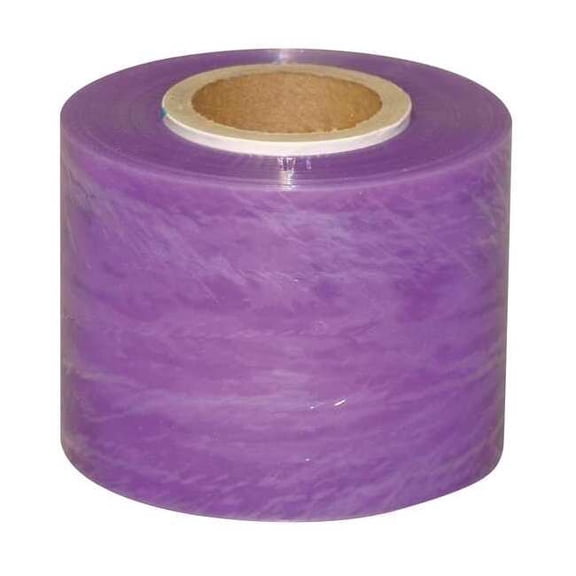 Zoro Select Hand Stretch Wrap, Purple, 600 ft.L, PK18 15C009