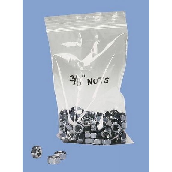 Manufacturer Varies Reclosable Poly Bag,Standard,PK100 5ZW31
