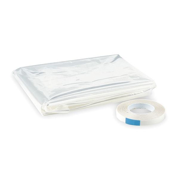 Manufacturer Varies Window Insulation Kit,7 ft L,9.2 ft W 2RRF7