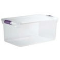 thumbnail image 1 of Zoro Select Storage Tote,Polypropylene,Clear,64 qt. 3441GRPRCL.06, 1 of 2
